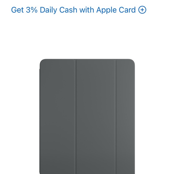 🤍 Apple Ipad magnetic cover Smart Folio for Ipad Air 13 inch (M3) Charcoal Gray - Picture 3 of 7